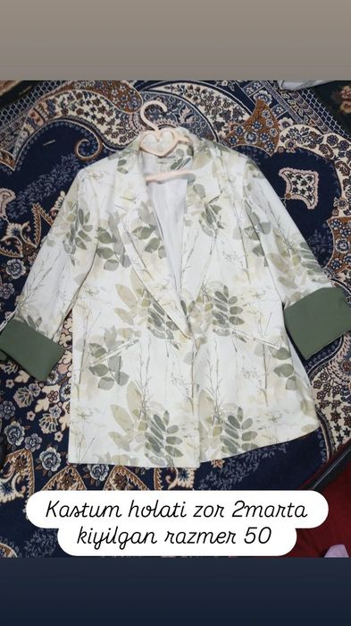 Kiyimlar yangiday 1 marta kiyilgan