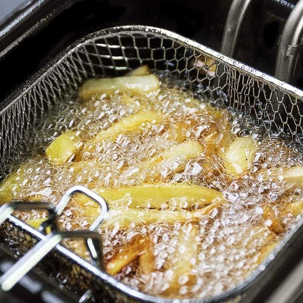 Фритюрник Cecotec CleanFry - 1,5л, до 190C, тава, подходяща за миялна