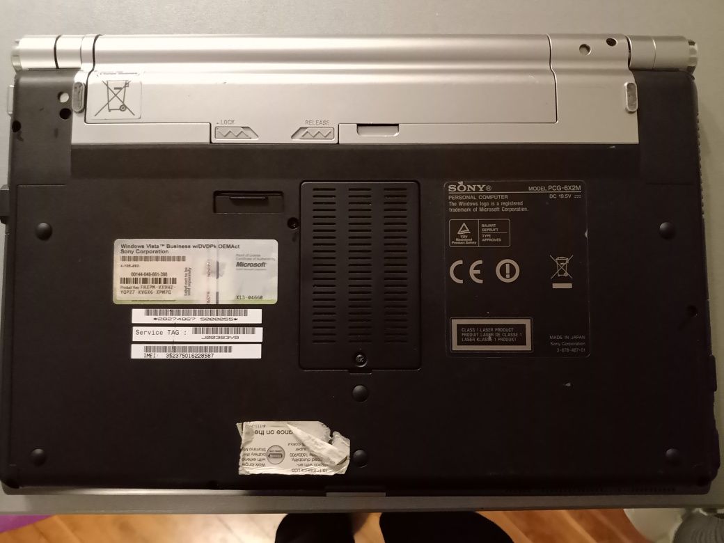 Soni vaio vgn-z11wn