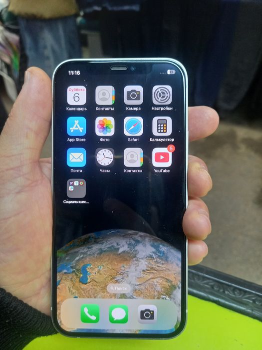 Айфон 12  памят 6 Айфон 12  64 батареика 78 % ремонтта  болмаган