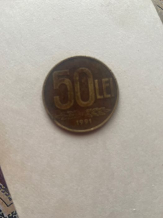 Moneda ,50lei 1991