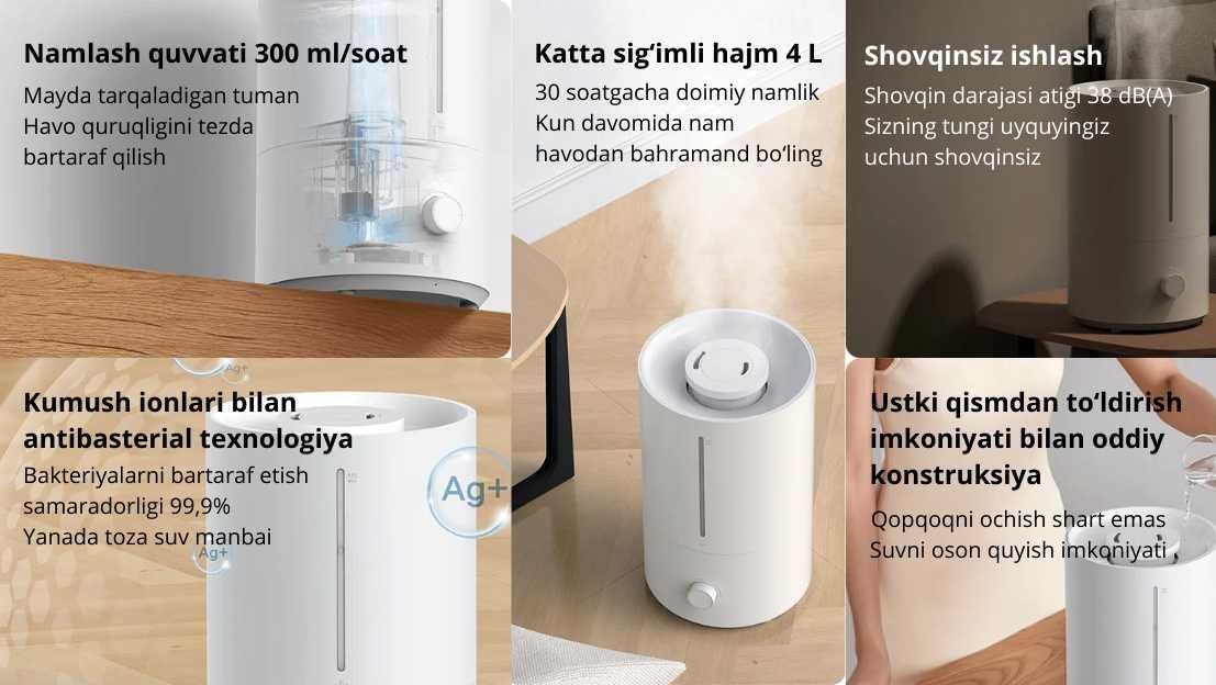 Havo namlagichi Xiaomi Humidifier 2 Lite