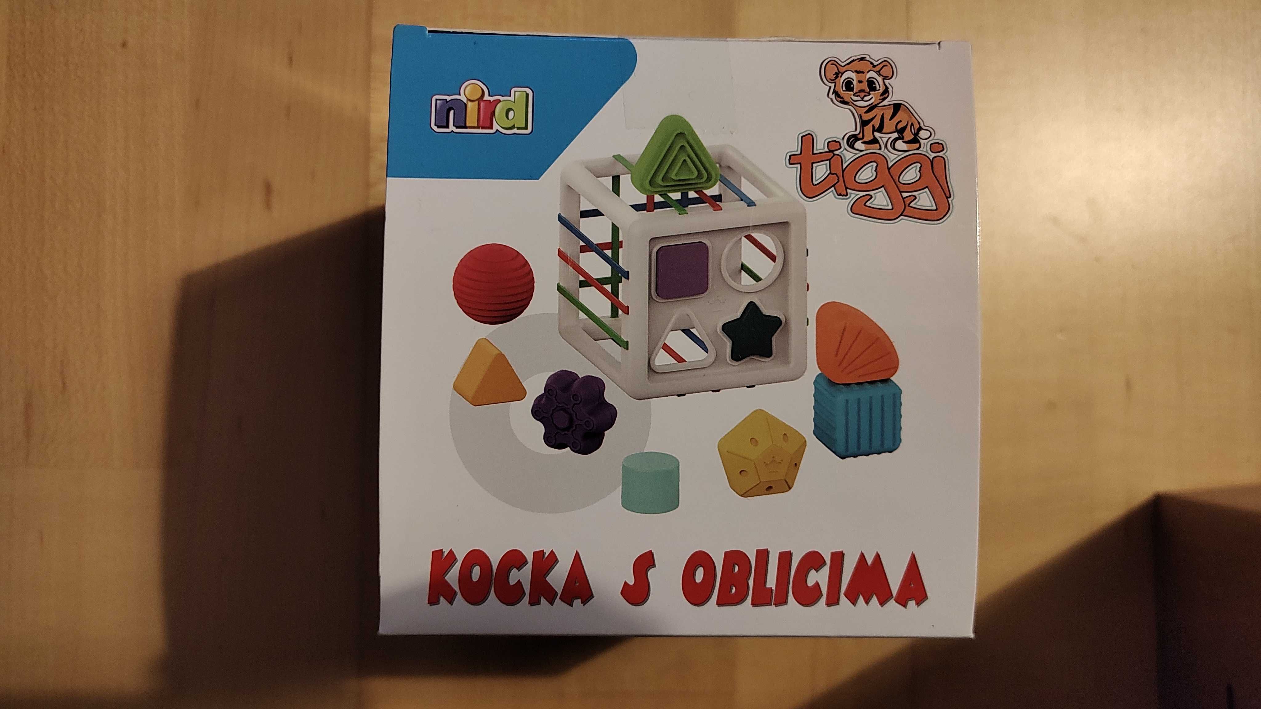 Jucarie baby puzzle 3d cub puzzle cu forme NOU sigilat