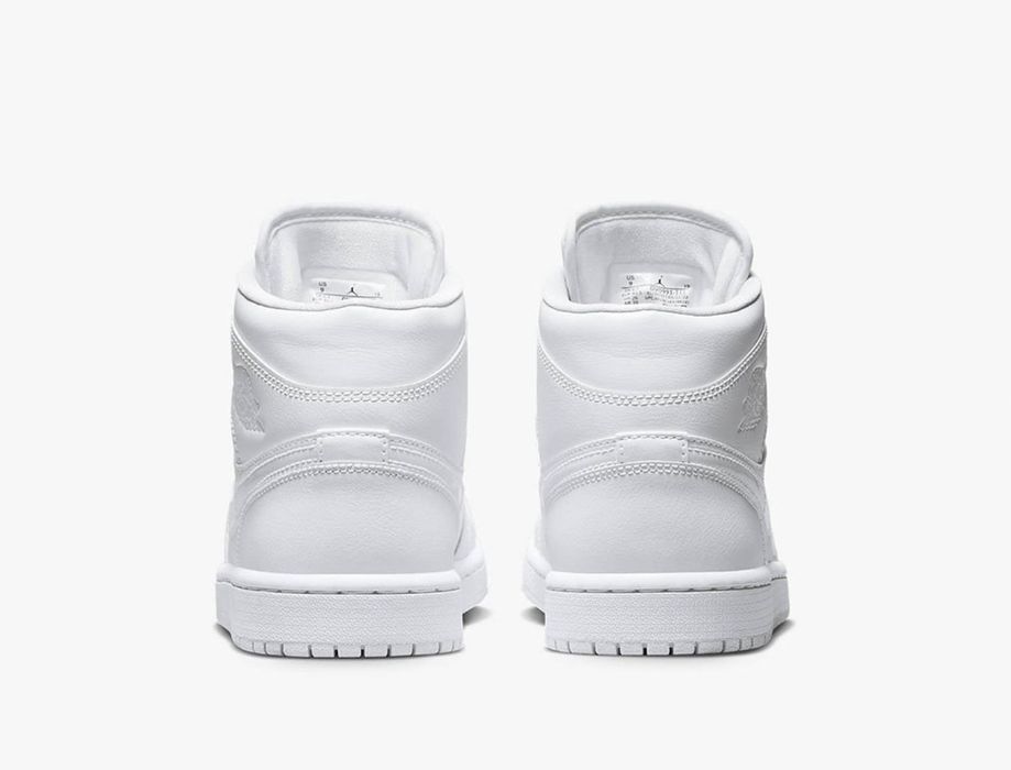 Jordan 1 retro mid "tripple white" 44 originali noi