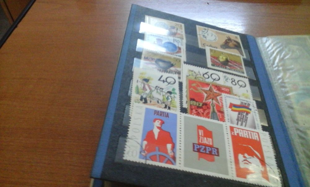 CLASOR cu timbre si colite vechi de colectie
