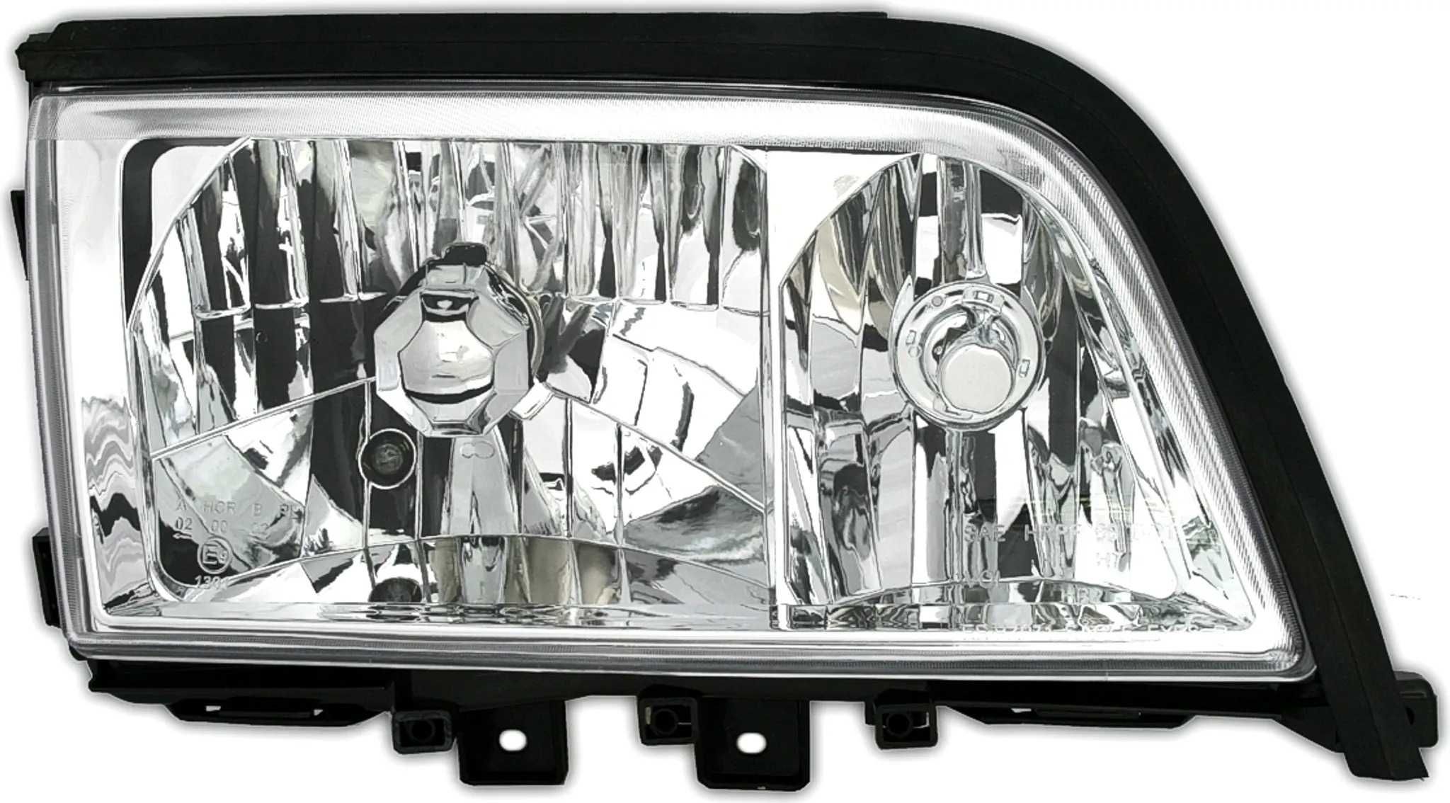Фарове Мерцедес W202 Кристални Нови Хром  Mercedes 202 Ц класа C class