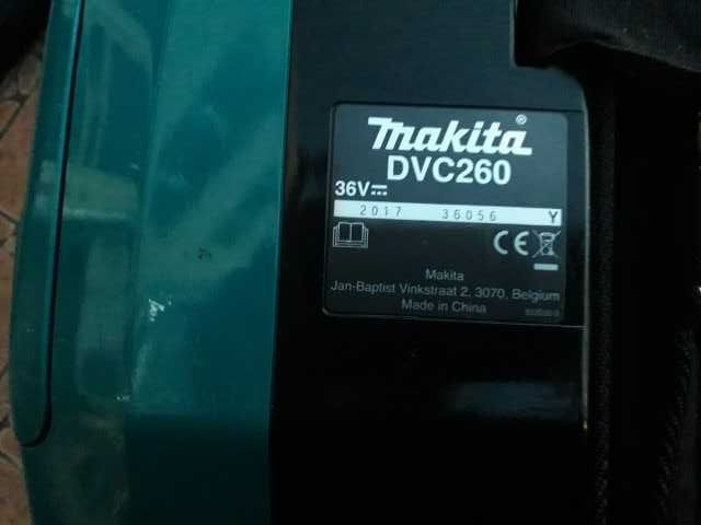 Makita DVC260 - Акумулаторна прахосмукачка за гръб/18V+18V/