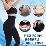 Korsetli lasina med form