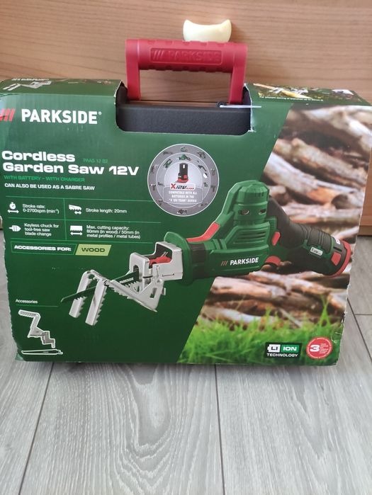 Ferastrau sabie pentru crengi Parkside cu acumulator 12 V