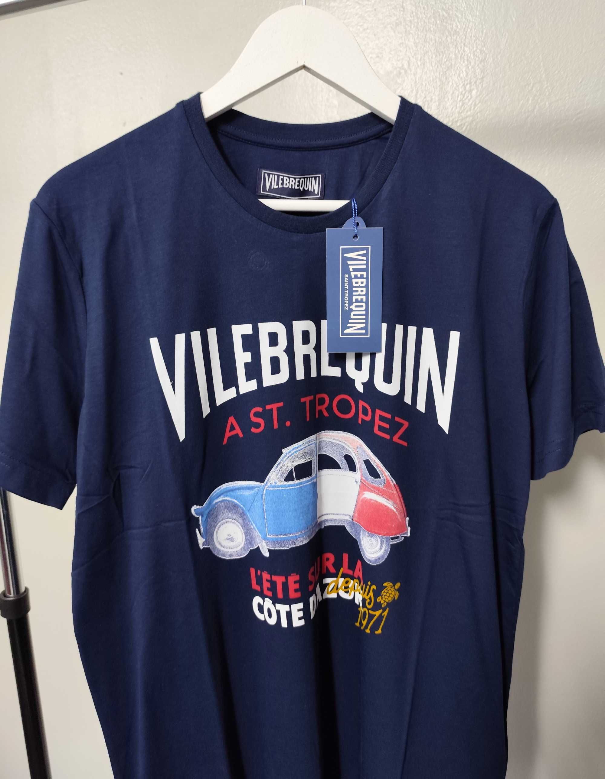 Мъжка нова фланелка  Vilebrequin тениска блуза памук