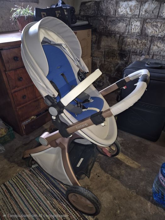 Fintera Deluxe 3в1 Бебешка количка Еко кожа