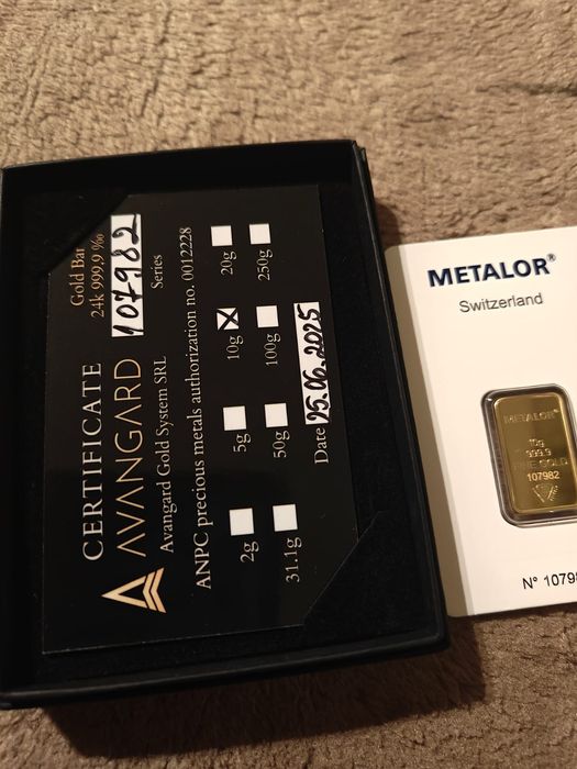 Lingou aur 10 g de vânzare