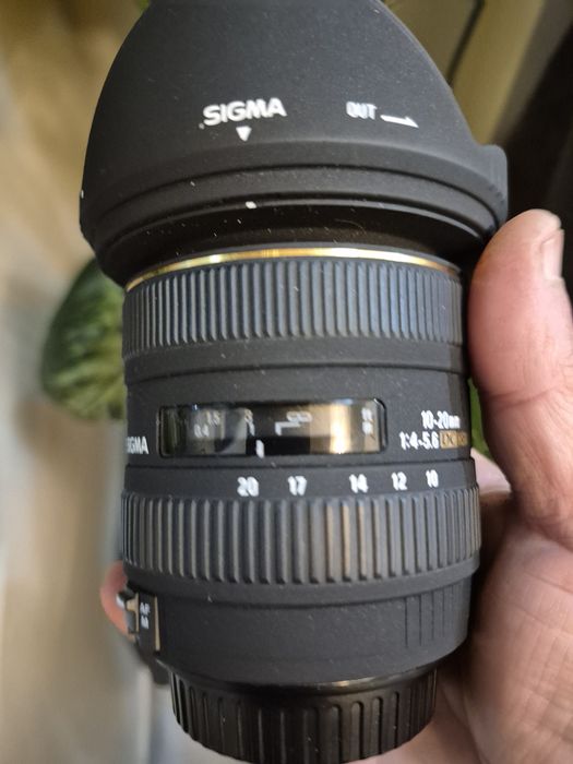 Obiectiv montura Canon Sigma EX 10-20mm f4-5,6 DG HSM