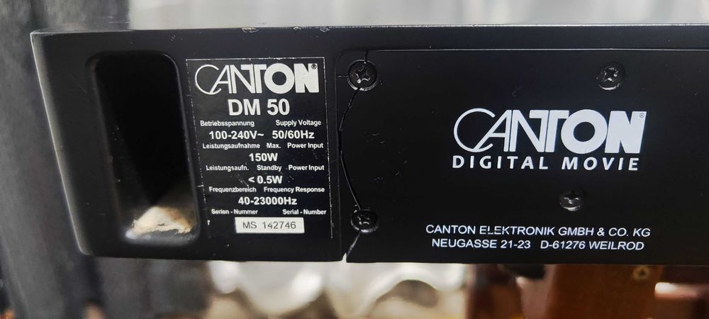 Soundbar DEFECT Soundbase Canton DM 50 – Digital Movie