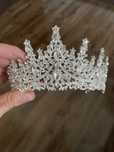 Coronita argintie mireasa