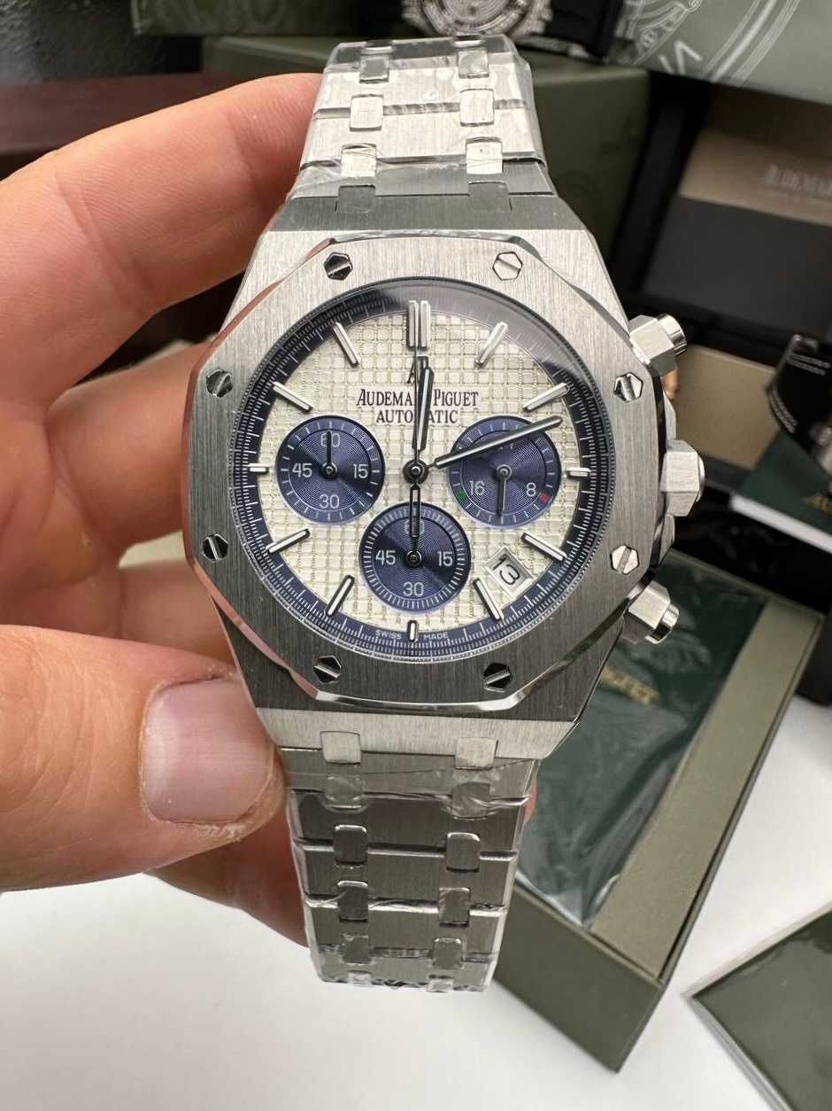 audemars piguet royal oak хроно сребро