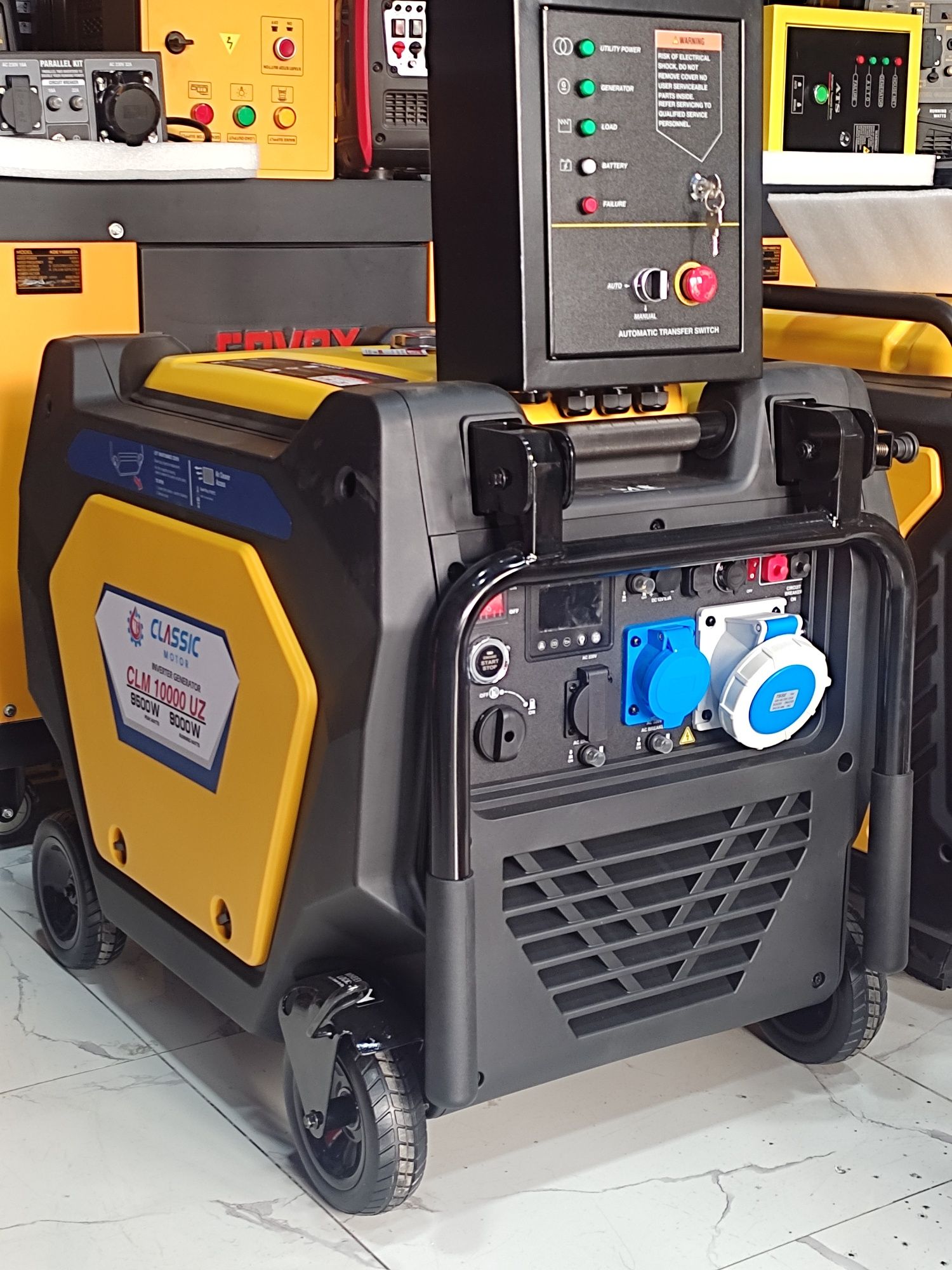 Generator INVERTIR 9.5kw+AVR 1yil garantiya