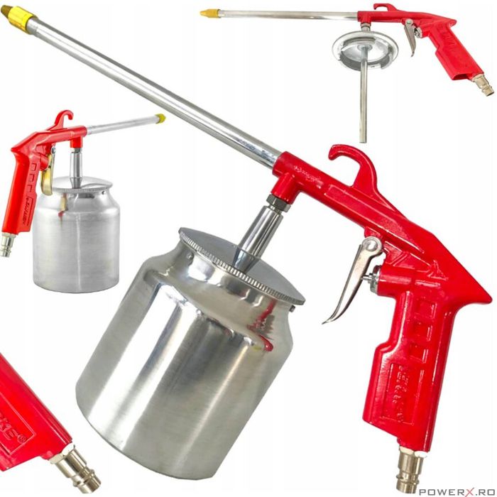 Pistol pneumatic pentru curatare, spalare, 650ml, Verke