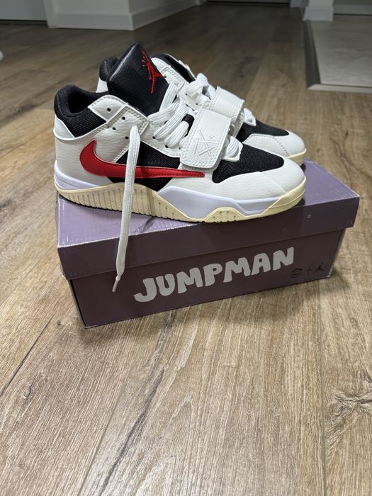 Jordan X Travis Scott Jordan Jumpman Jack "University Red" sneakers