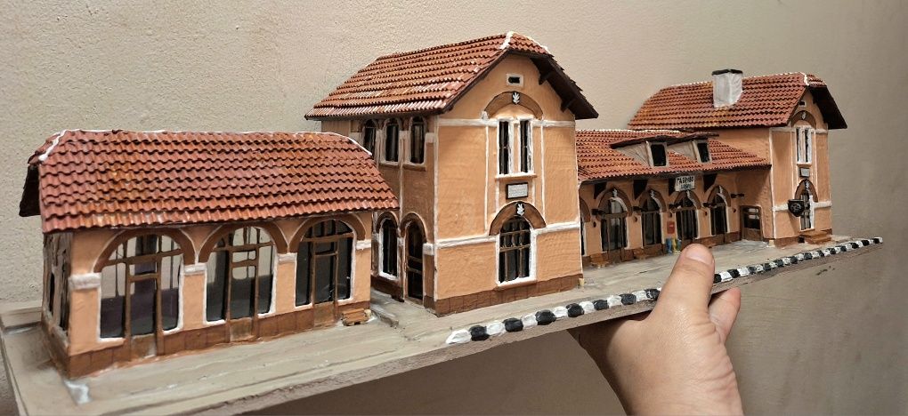 Продавам авторски макет миниатюра в мащаб 1/87