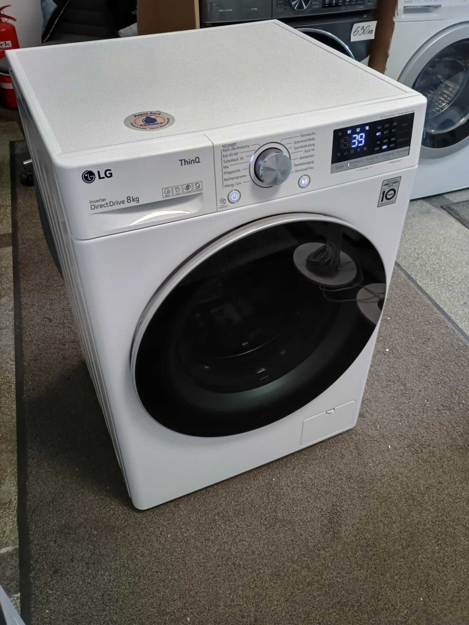 Пералня машина LG-ЛГ 8 кг 1400 об/мин AI DD DirectDrive LG Steam®