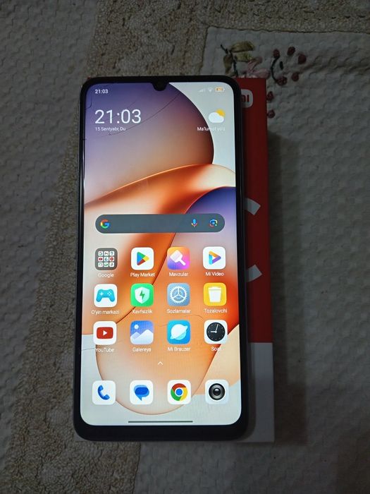 Redmi 13C. Ozgina iwlatilgan xolos. Xolati alo. Pul zarurligi uchun so