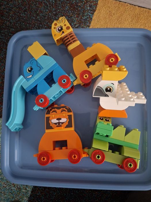LEGO DUPLO - Prima mea cutie de caramizi cu animale 10863, 34 piese