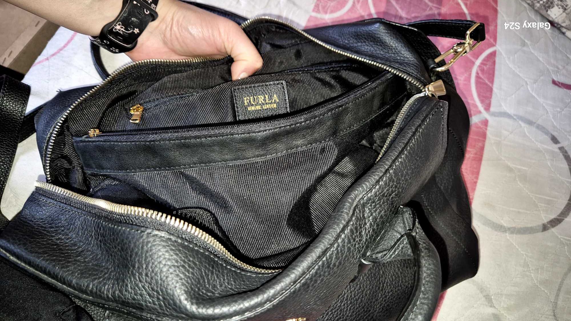 Дамска чанта FURLA естествена кожа ЧИСТО НОВА!!!