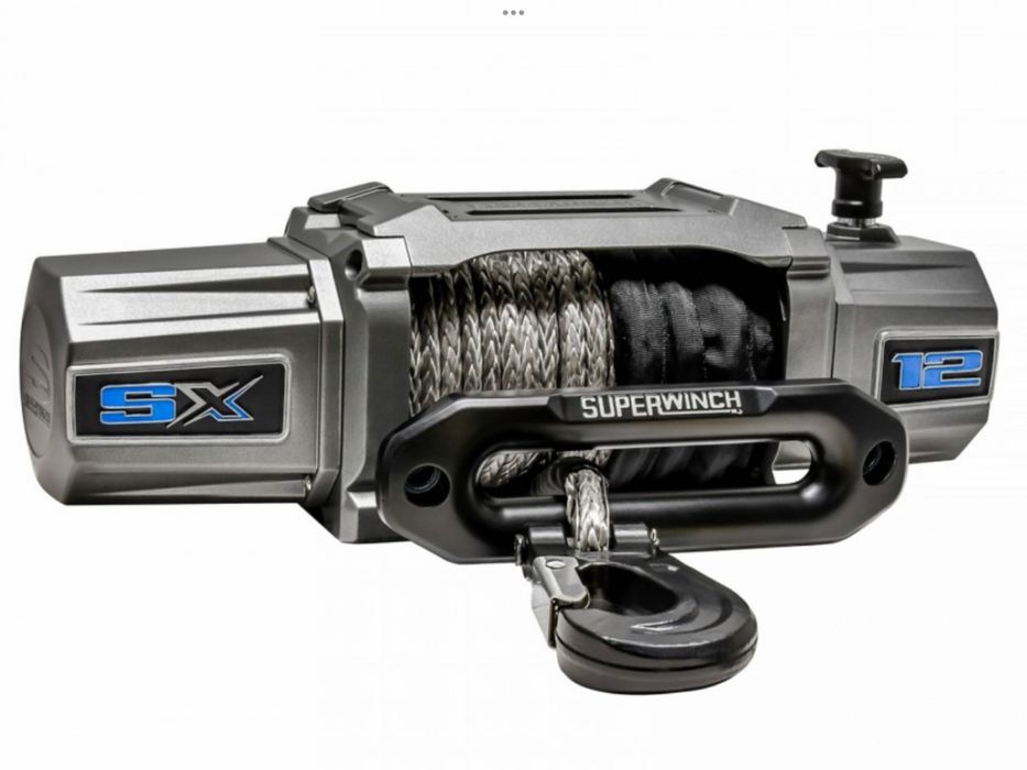 Troliu electric Superwinch SX12SR cu sufa sintetica 12000 lbs Off Road