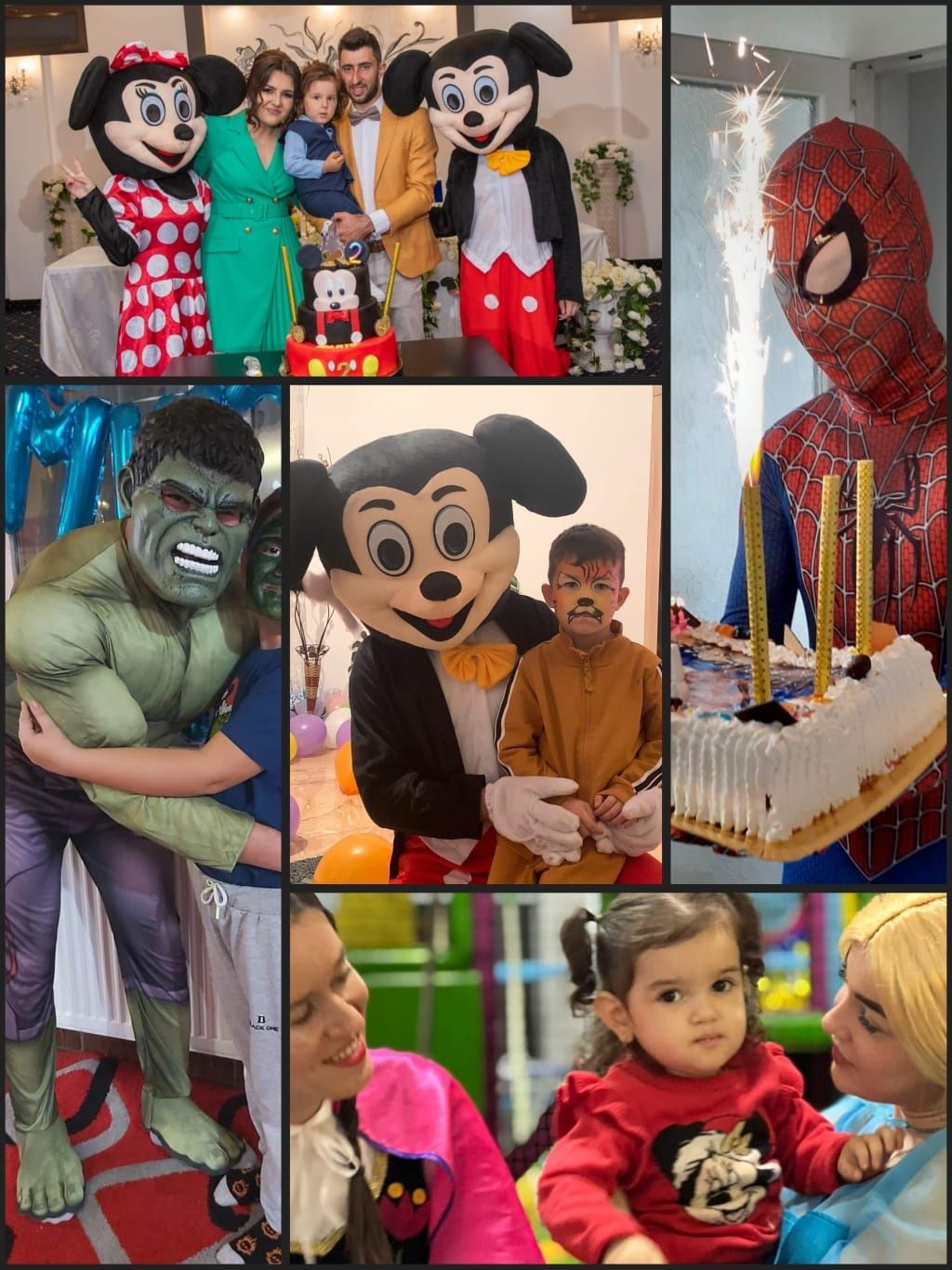 MASCOTE PENTRU COPII-animatori,personaje disney,ursitoare.