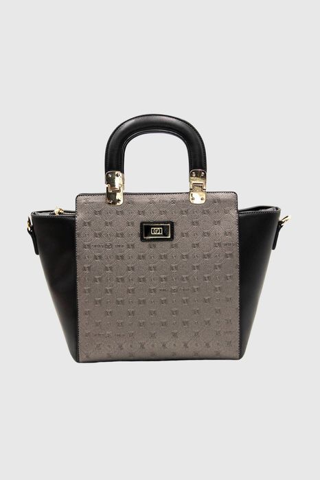 НОВО! ЛИКВИДАЦИЯ! Голяма твърда дамска чанта Silver&Polo