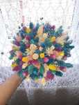Buchet mireasa nase flori uscate