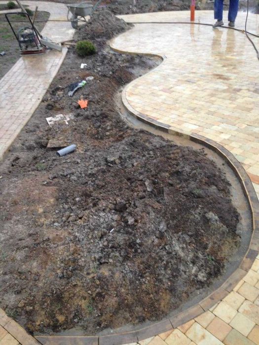 Редене на павета, тротоарни плочи и бордюри - София и област