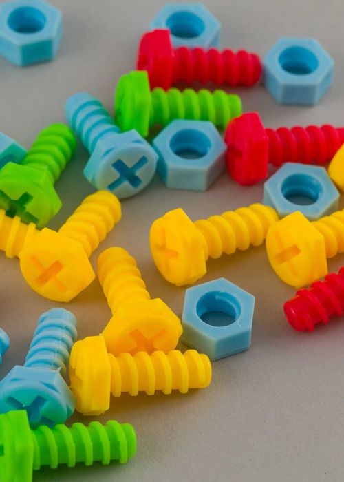 Дървена игра Монтесори инструменти и пъзел