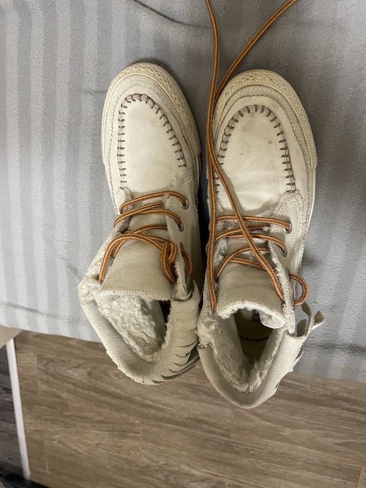 Зимни Converse естествен оксфордски набук
