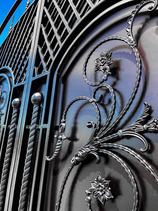 Профлист, ворота, ворота на заказ, профтрубы. Узоры для ворот