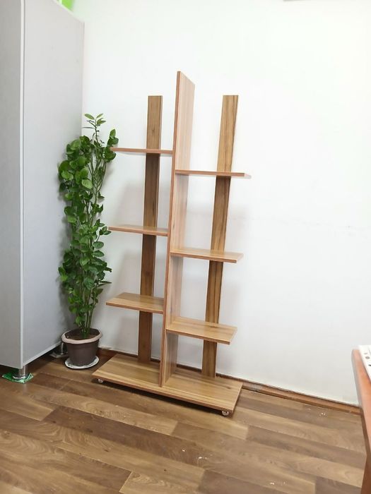 Компактный стеллаж 140 см  Новый  ЛДСП Полка-стеллаж для растений