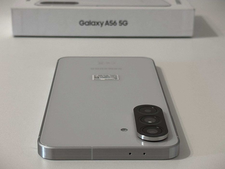 Бартер!НОВ 36м.Гаранция! Samsung Galaxy A56 Lightgray (Бял)