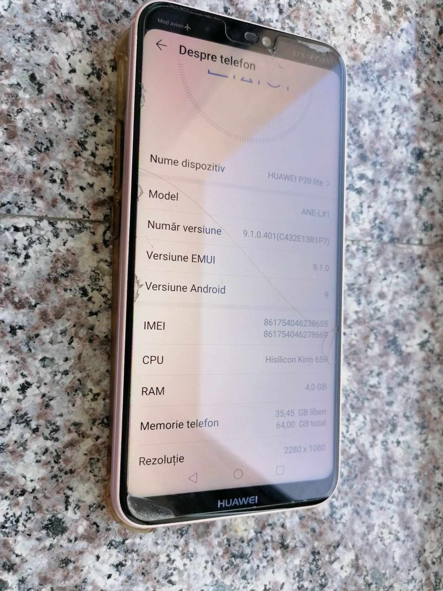 Huawei P20 lite, dual sim