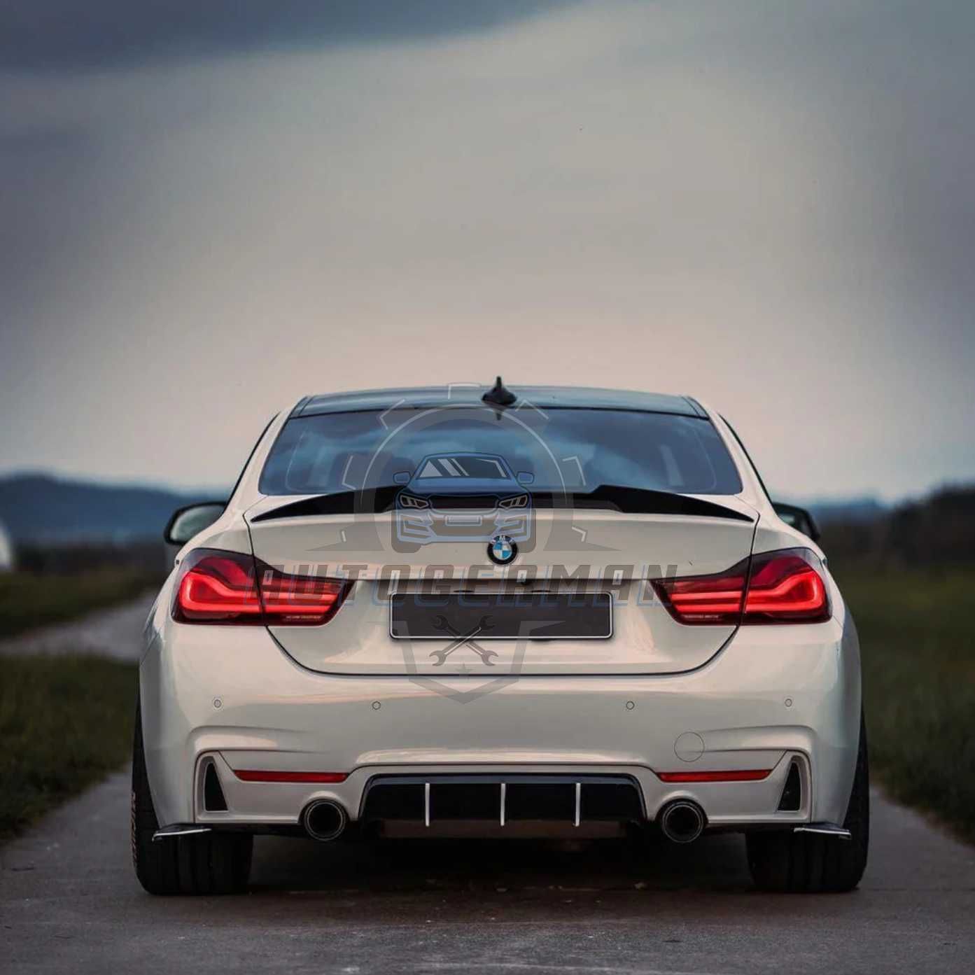 Спойлер BMW F32 M4 tuning лип ф32 за задна броня спорт пакет