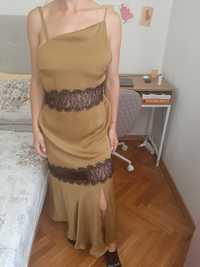 Дамски сатенена рокля Zara размер хс