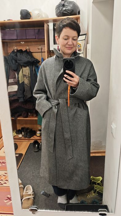 Пальто 60%шерсть