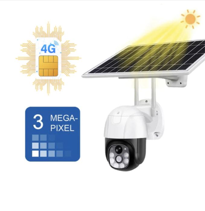 Vand camera 4G 360 cu panou solar