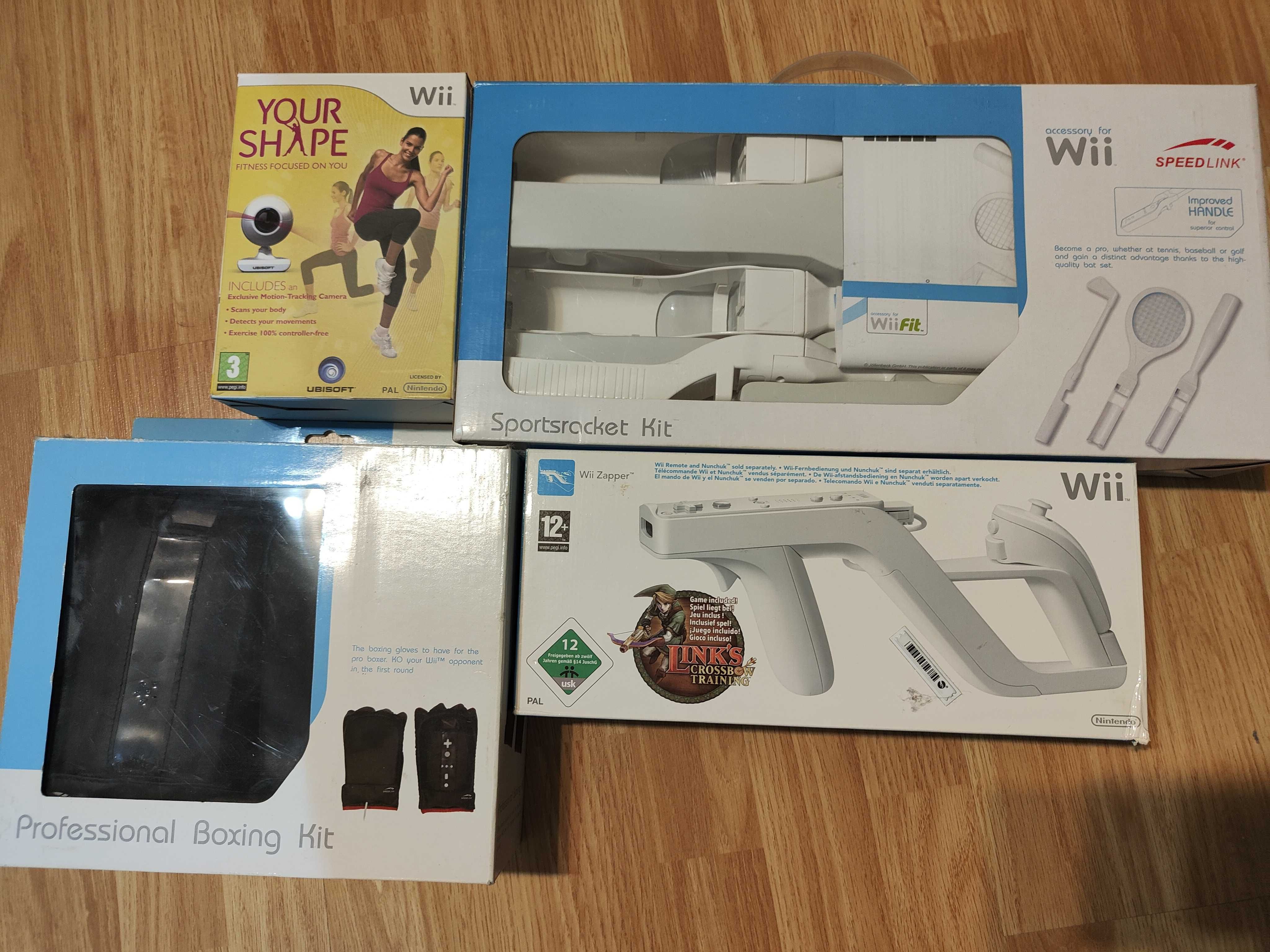 Pachet Consola Nintendo Wii, accesorii si 17 cd-uri cu jocuri