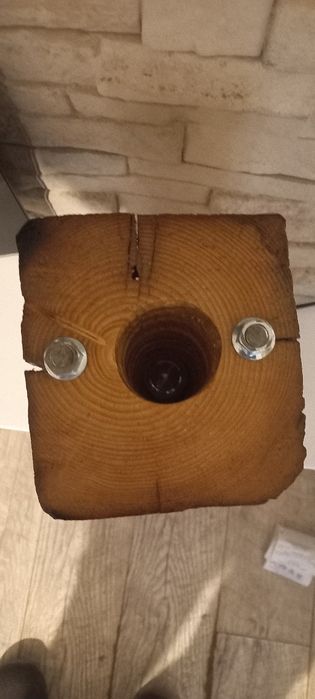 De vanzare veioza rustica lucrata manual