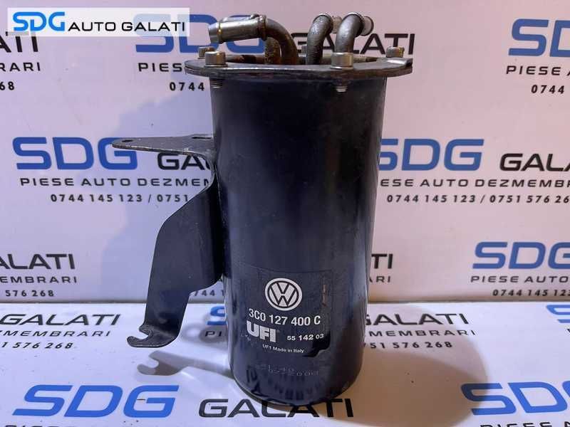 Corp Carcasa Suport Filtru Combustibil Motorina Audi A3 8P 1.9 TDI BKC BXE BLS 2004 - 2013 Cod 3C0127400C [S0171]