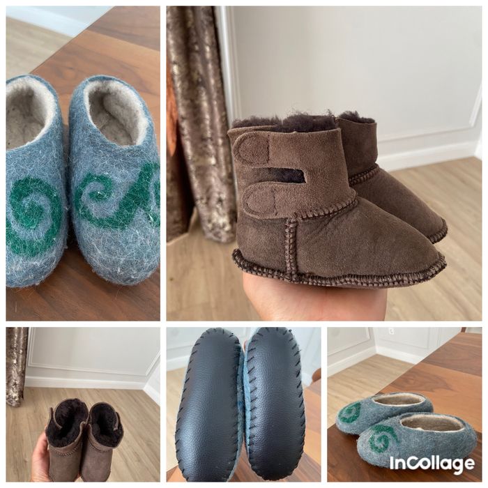 Продам новые пинетки и валяные тапочки!