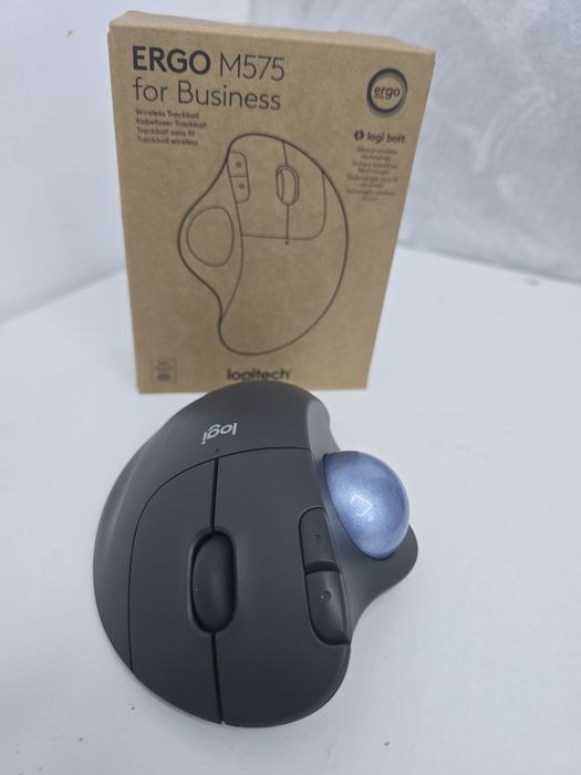 mouse cu bilă de control (trackball) wireless Logitech ERGO M575
