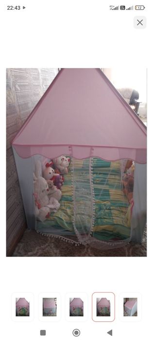 Домик для принцессы новый,