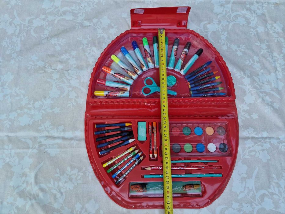 Set de pictura si desen, Disney Mcqueen Cars Lighting, 50 piese